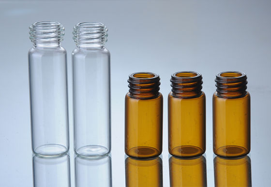 Jasne bursztyn Farmaceutyczny 30 ml fiolki szklane Małe fiolki z szyjką z plastikową nasadką