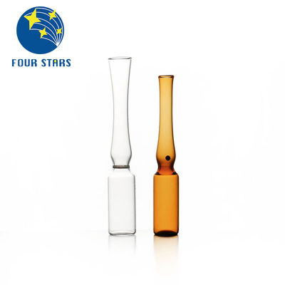 jakość  Amber Clear Pharmaceutical Empty Glass Ampoules YBB/ISO 1ml Ampule fabryka