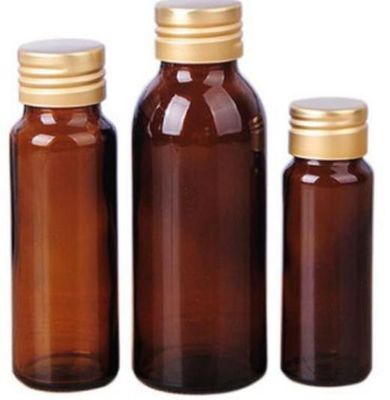 Soda Lime Glass 20 ml płynna butelka doustna przezroczysta i bursztynowa