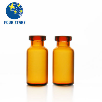 Farmaceutyczne 2 ml 5 ml 7 ml 10 ml 15 ml 20 ml 30 ml przezroczyste fiolki do wstrzykiwań ze szkła bursztynowego