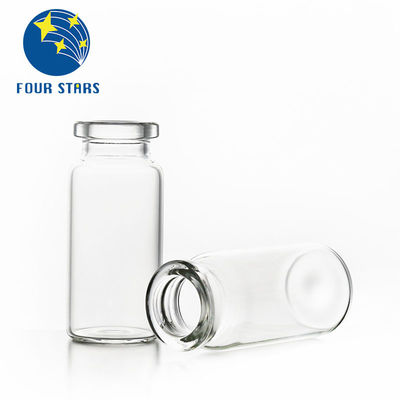Farmaceutyczne 2 ml 5 ml 7 ml 10 ml 15 ml 20 ml 30 ml przezroczyste fiolki do wstrzykiwań ze szkła bursztynowego