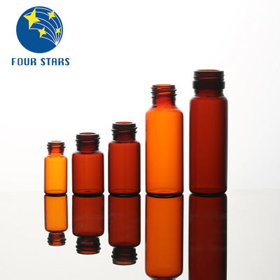 Jasne bursztyn Farmaceutyczny 30 ml fiolki szklane Małe fiolki z szyjką z plastikową nasadką