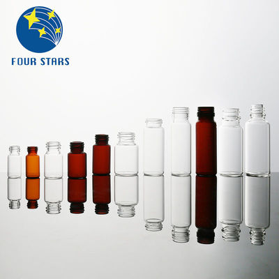 Jasne bursztyn Farmaceutyczny 30 ml fiolki szklane Małe fiolki z szyjką z plastikową nasadką
