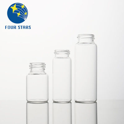 Jasne bursztyn Farmaceutyczny 30 ml fiolki szklane Małe fiolki z szyjką z plastikową nasadką