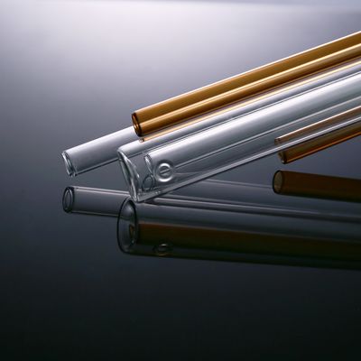 Bursztynowe puste probówki 1 ml-20 ml przezroczyste szklane probówki OEM