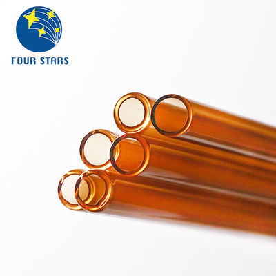 Farmaceutyczna probówka szklana do chemii bursztynowej 1-20 ml probówka borosilowa