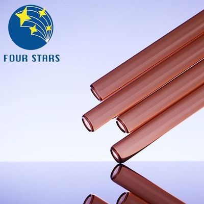 Wysoce polerowana szklana probówka w kolorze bursztynu Mała probówka 1-20 ml