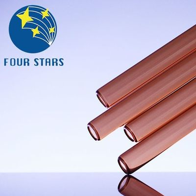 Neutralna tuba ze szkła borokrzemianowego w kolorze bursztynu 1 ml-20 ml szklana rurka cylindryczna