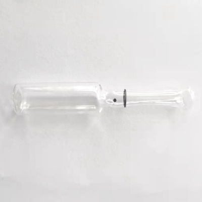 Pusta medyczna ampułka ze szkła borokrzemianowego z bursztynem 1 ml ampułki