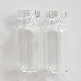 Okrągłe fiolki ze szkła borokrzemowego ze szkła farmaceutycznego 13 mm z korkiem